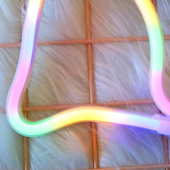 Multicolored Kitty Neon Sign LED Cat Wall Decor Lamp Decor USB or Batteries New - Picture 3 of 7